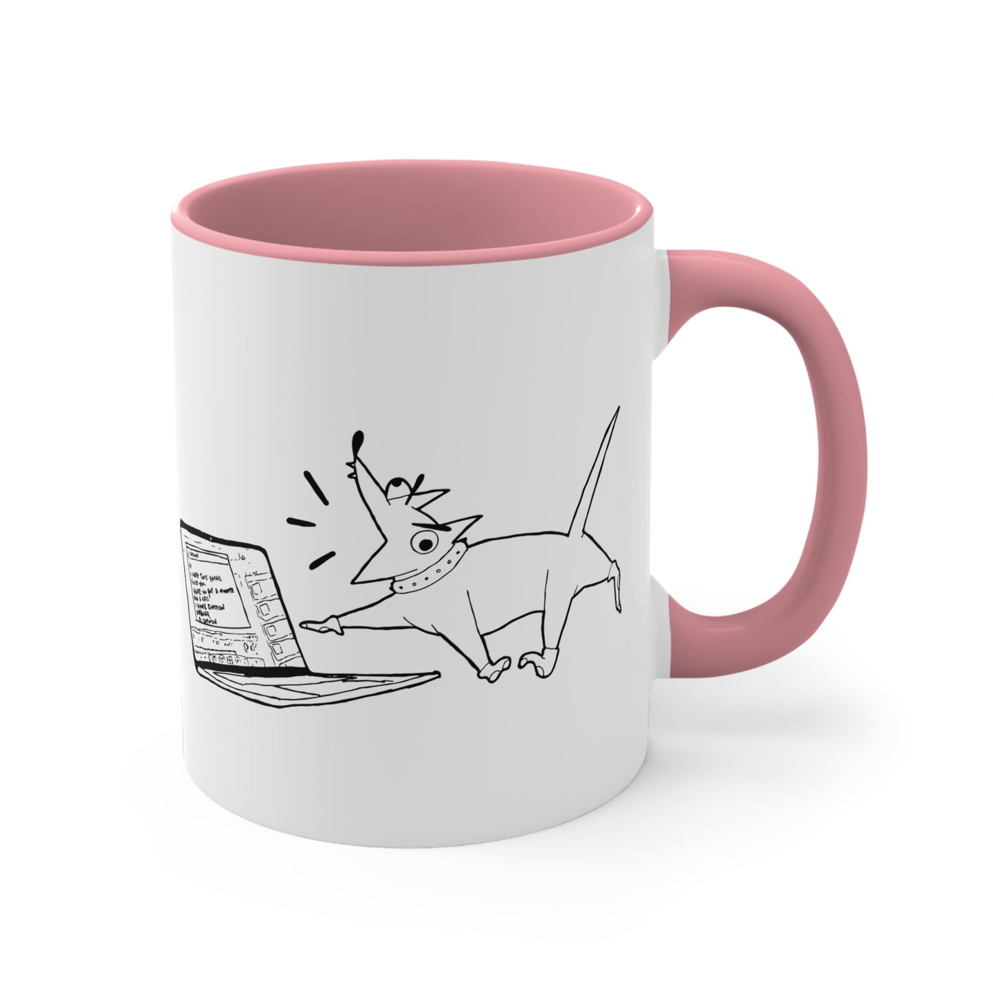 Borking From Home - Colourful Accent Mug