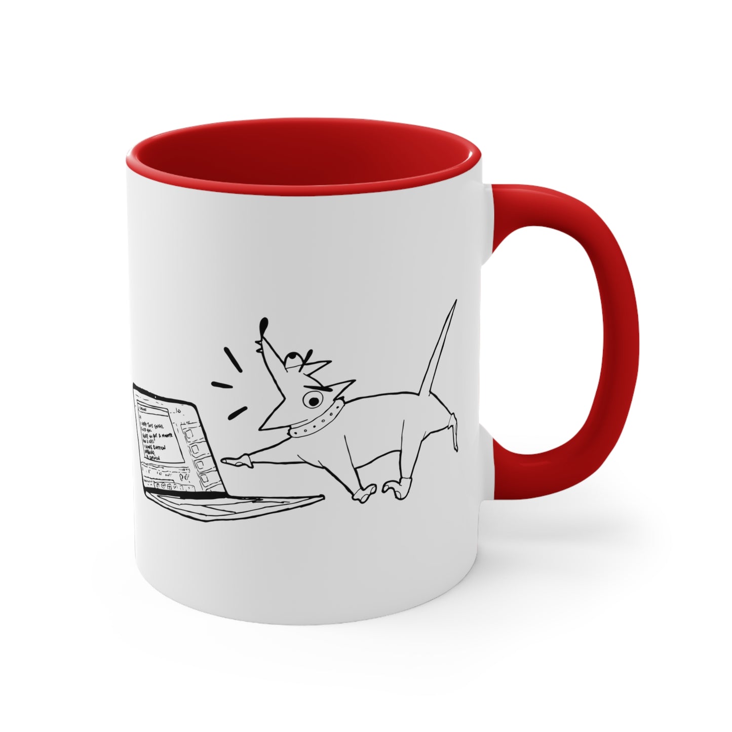 Borking From Home - Colourful Accent Mug