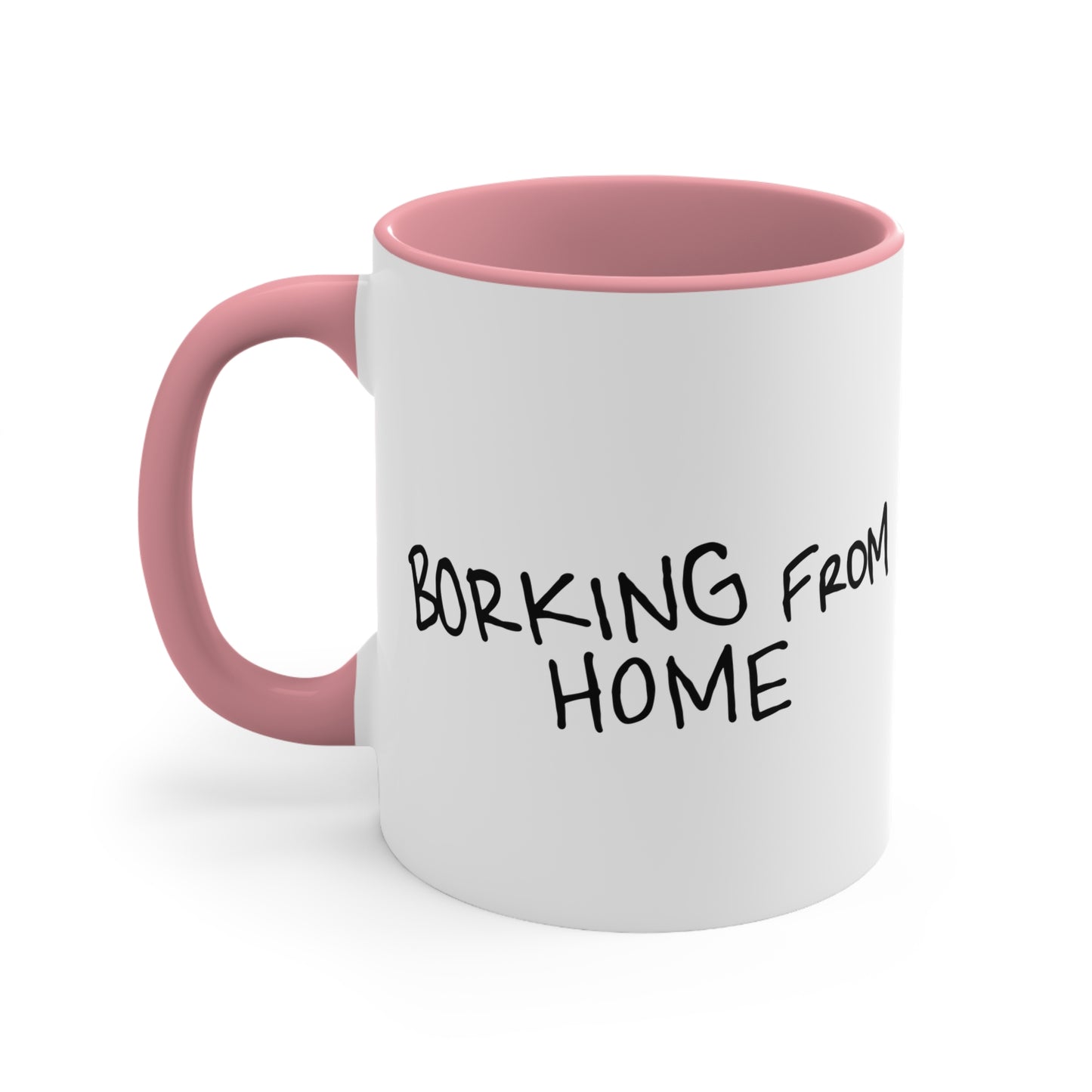 Borking From Home - Colourful Accent Mug