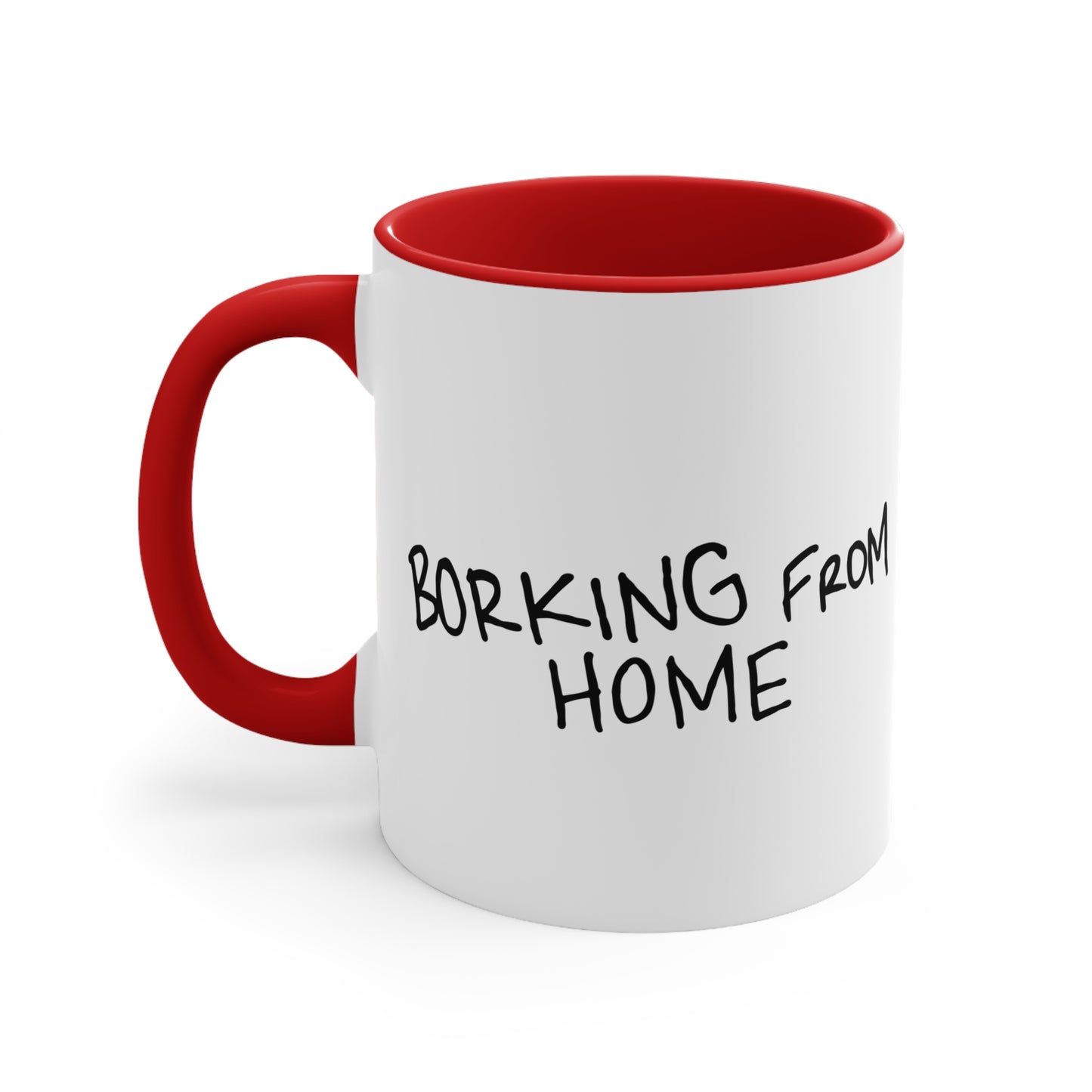 Borking From Home - Colourful Accent Mug